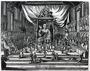 Een Boeddhistische Tempel, een illustratie uit 